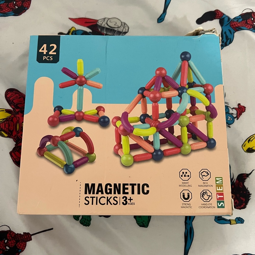 Magnetic Sticks Stem Building Set - Multicolor